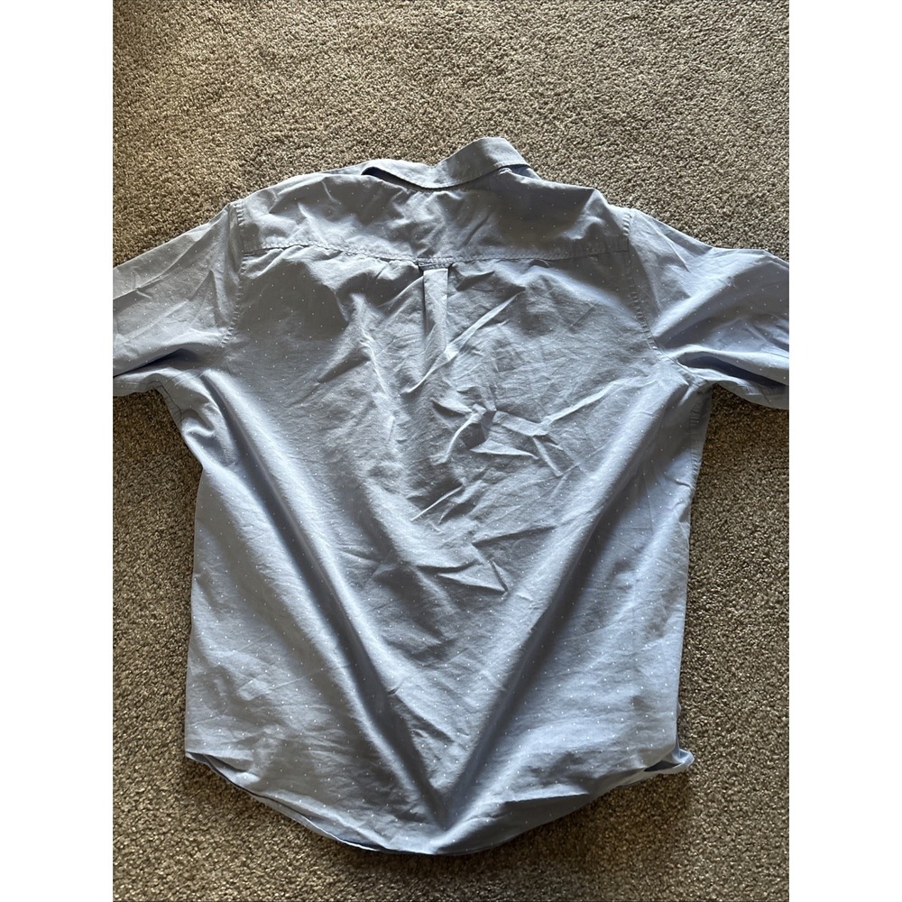 Mens Blue Chaps Easy Care Short‎ Sleeve Shirt Size XXL - Picture 7 of 8